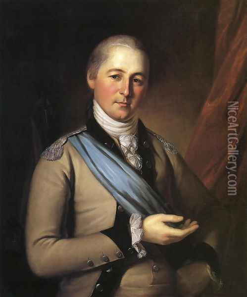 General Joseph Bloomfield Oil Painting - Charles Willson Peale