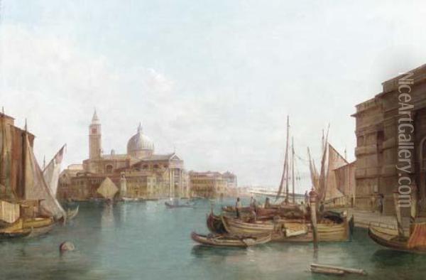 San Giorgio Maggiore, Venice Oil Painting - Alfred Pollentine