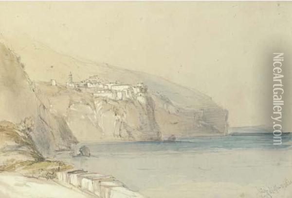Vico, Bay Of Naples, Italy Oil Painting - William Callow