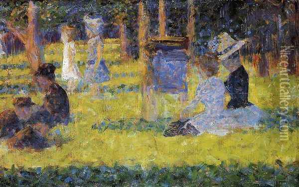 La Grande Jatte 11 Oil Painting - Georges Seurat