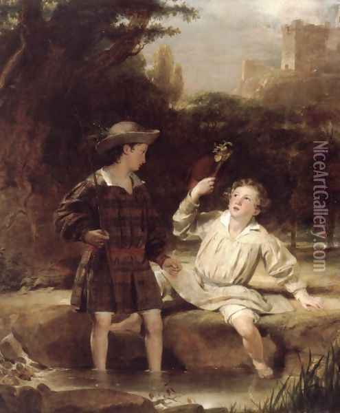 Auld Lang Syne Oil Painting - Sir John Watson-Gordon