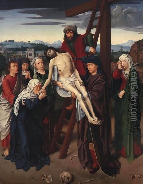 The Deposition 001 1510-1515 Oil Painting - Gerard David