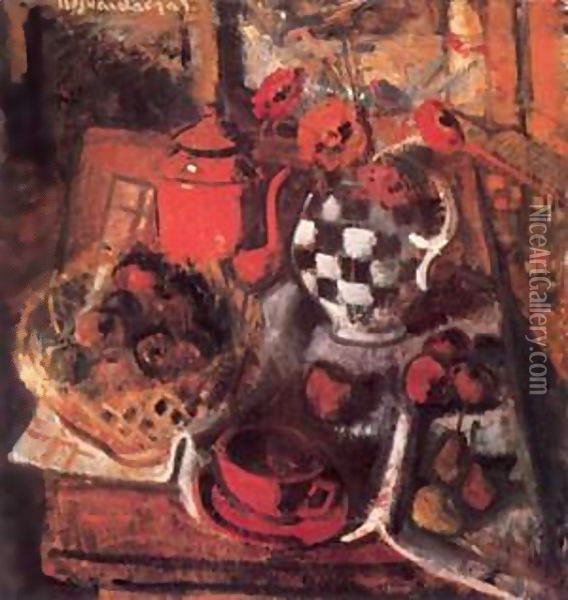 Red Still-life 1956 Oil Painting - Karl Briullov