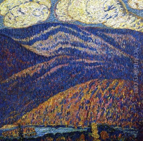 Hall of the Mountain King Oil Painting - Margit Anna