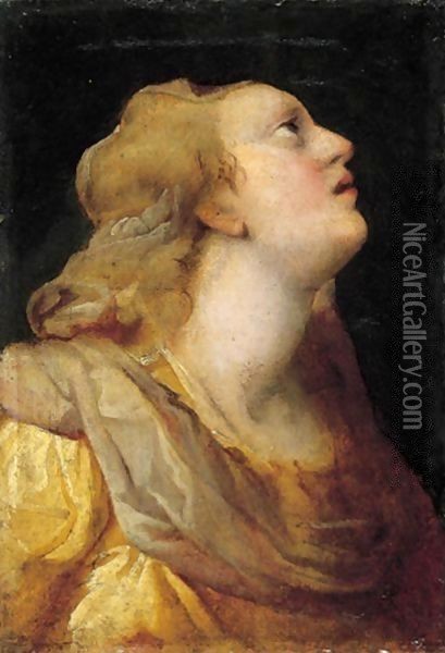 Maddalena Oil Painting - Antonio Allegri da Correggio