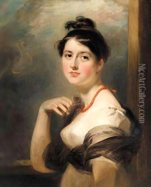 Portrait Of Elizabeth Williams Of Gwersylt Park, Denbighshire Oil Painting - Sir Thomas Lawrence