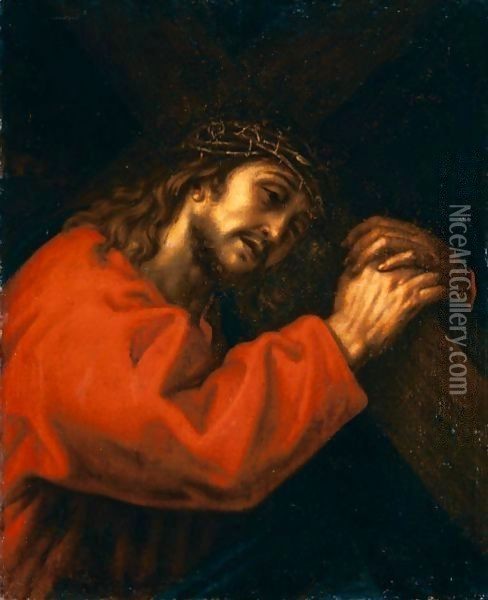 Cristo Portacroce 2 Oil Painting - Italian School