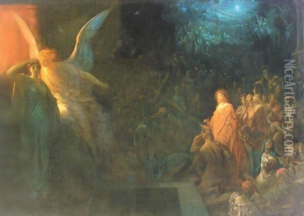Le Reve De La Femme De Pilate, Claudia Procula Oil Painting - Gustave Dore