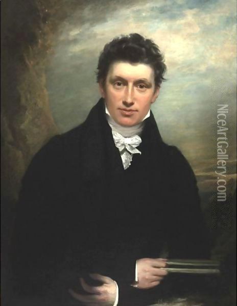Portrait Of Mr. George Ward Oil Painting - Sir William Beechey