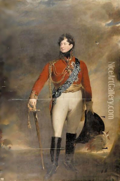 Portrait Von Konig George IV Von England (1762-1830) Oil Painting - Sir Thomas Lawrence
