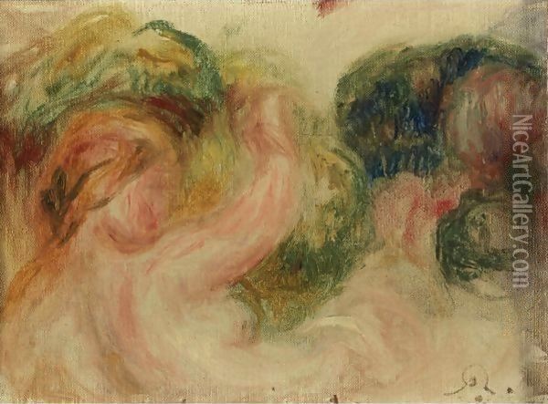 Etude De Femme Oil Painting - Pierre Auguste Renoir