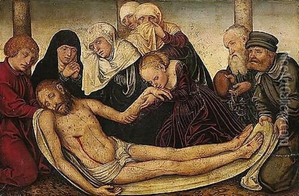 Untitled Oil Painting - Lucas The Elder Cranach
