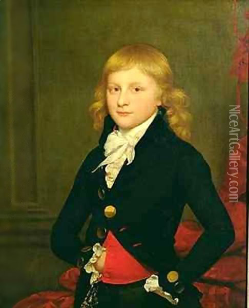 Portrait of Lord Frederick Beauclerk, President of the Marylebone Cricket Club Oil Painting - Sir William Beechey