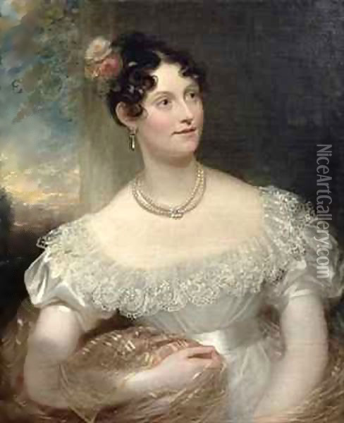 Agnes Beresford Oil Painting - Sir William Beechey