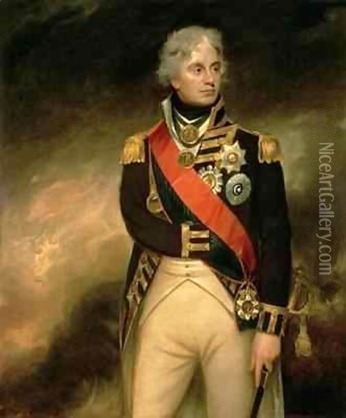 Horatio, Viscount Nelson (1758-1805) Oil Painting - Sir William Beechey