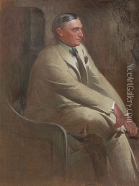 Portrait Of William Denny Oil Painting - John White Alexander