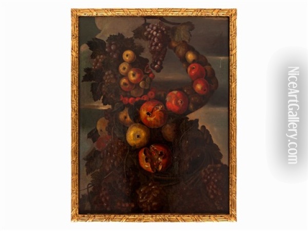 Allegory Of Taste Oil Painting - Giuseppe Arcimboldo