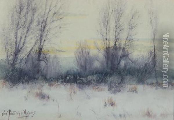 Paysage D'hiver Oil Painting - Charles Partridge Adams