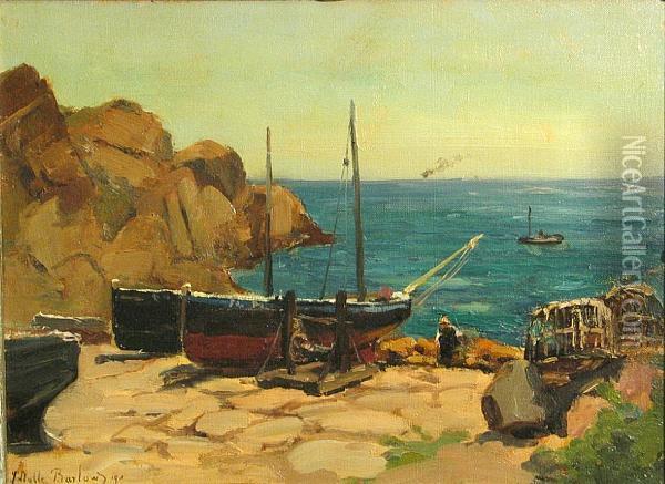 Penberth Cove, Cornwall Oil Painting - John Noble Barlow