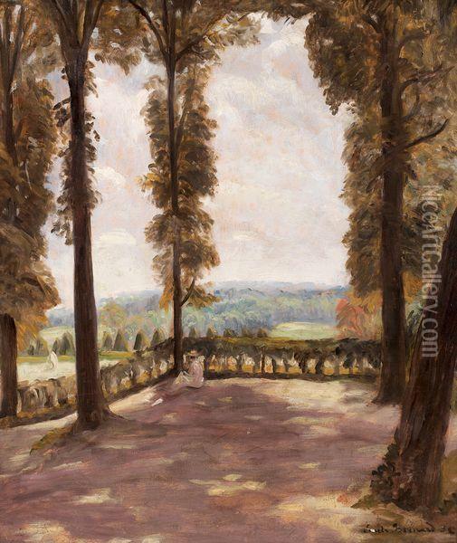 Les Terrasses De Saint Germain Oil Painting - Emile Bernard