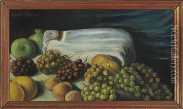 Nature Morte Aux Raisins Oil Painting - Emile Bernard