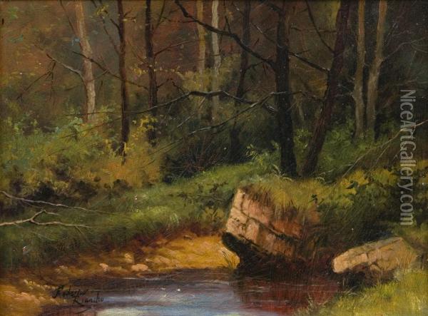 Bosque Oil Painting - Federico Bianchi