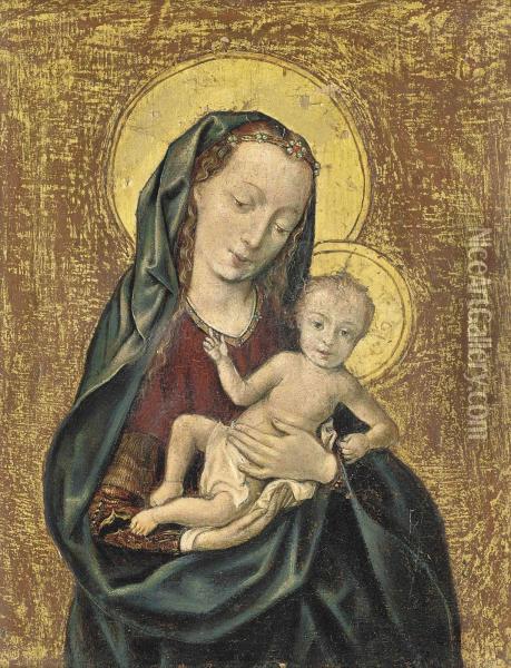 The Madonna And Child Oil Painting - Dieric the Elder Bouts