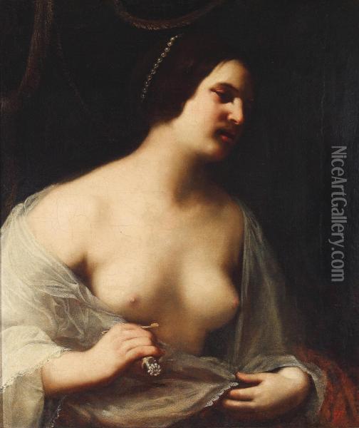 Lucretia Oil Painting - Guido Cagnacci