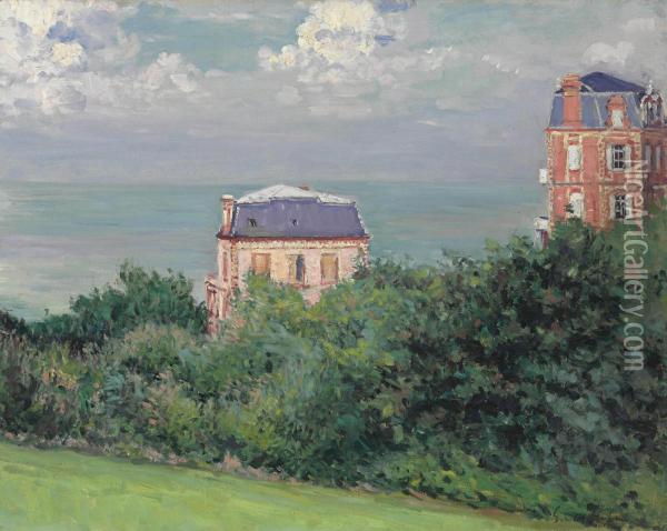 Villas A Villers-sur-mer Oil Painting - Gustave Caillebotte