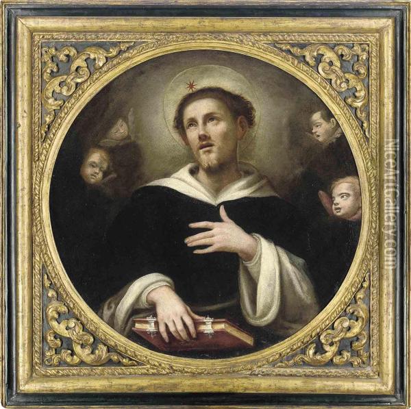 Saint Dominic Oil Painting - Lodovico Carracci