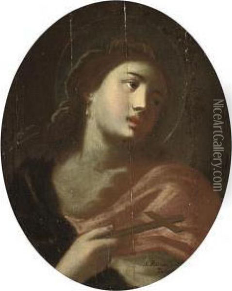 The Penitent Magdalene Oil Painting - Bernardo Cavallino