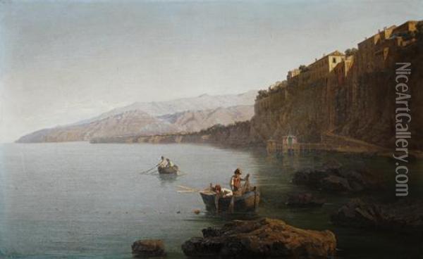 Lake Como Oil Painting - Andrea Cherubini