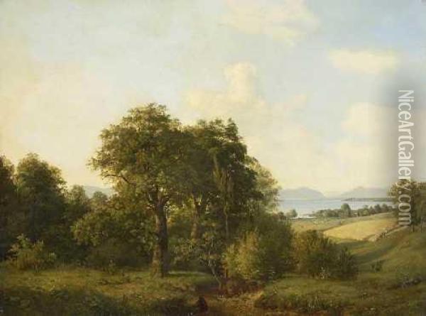 Am Starnberger See Oil Painting - Johann Christian Ziegler