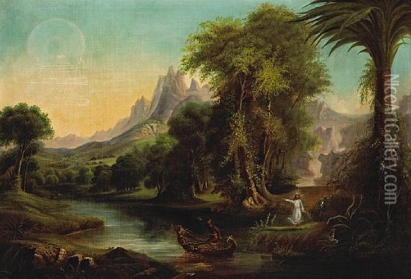 The Voyage Of Life Oil Painting - Thomas Cole