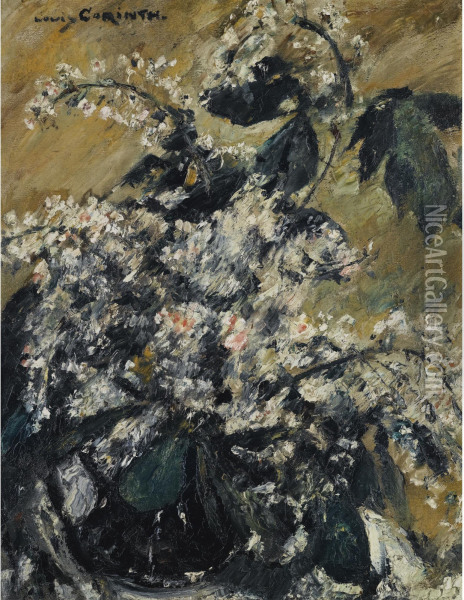 Kastanienbluten (horse Chesnut Blossoms) Oil Painting - Lovis (Franz Heinrich Louis) Corinth