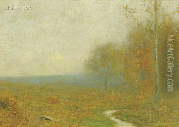 Autumn Mist Oil Painting - Bruce Crane