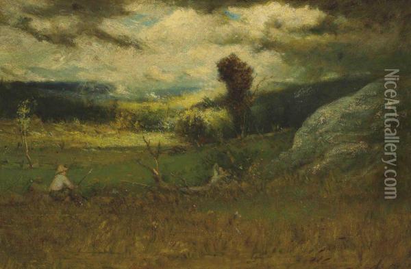 Coming Storm Oil Painting - Elliott Daingerfield