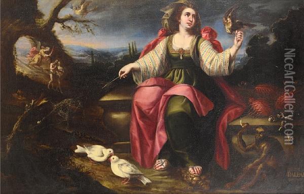 An Allegory Of The Sense Of Touch Oil Painting - Juan De Arellano