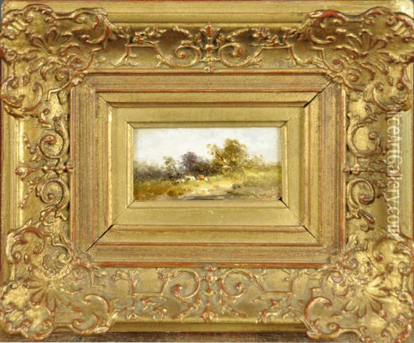 Paysage Oil Painting - Theophile Emile Achille De Bock