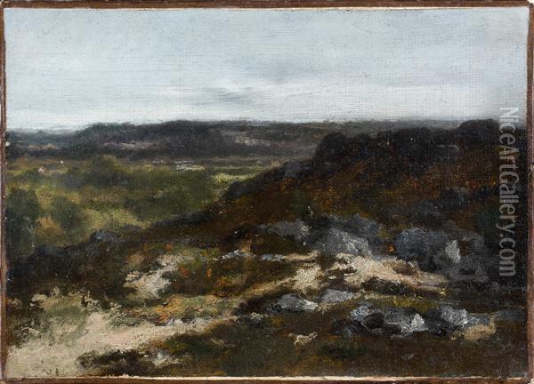 Vue Des Environs De Fontainebleau Oil Painting - Narcisse Virgilio Diaz De La Pena