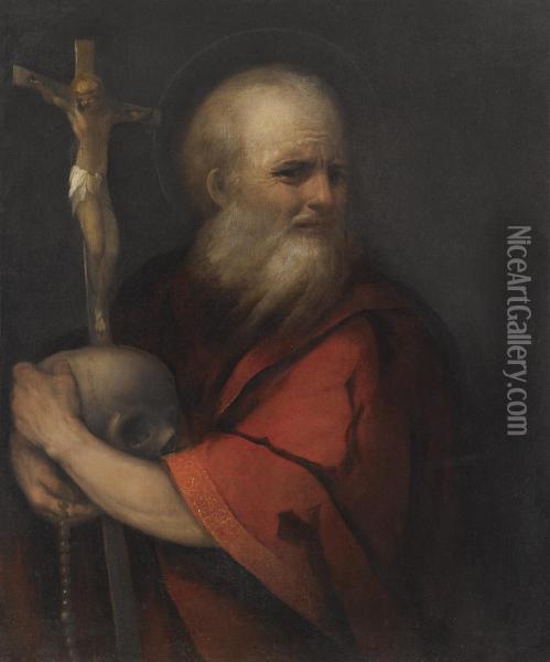 Saint Jerome Oil Painting - Dosso Dossi