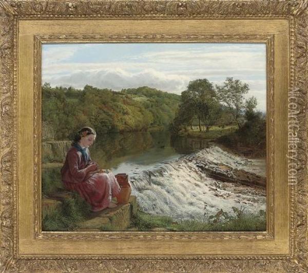 The Maid Of Derwent Oil Painting - Henry Hetherington Emmerson