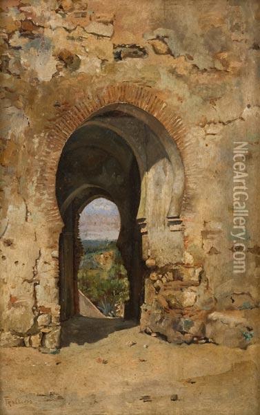 Porta Orientale Oil Painting - Jose Gallegos Y Arnosa