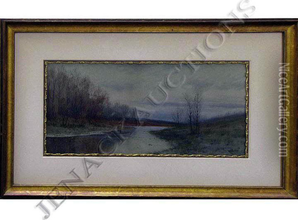 Autumn Landscape Oil Painting - George Howell Gay