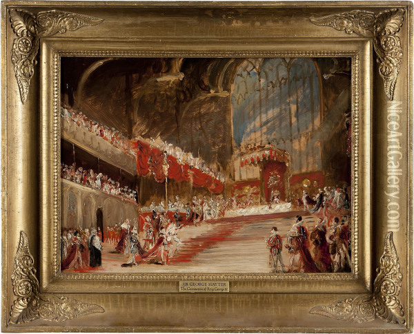 The Coronation Of King George Iv Oil Painting - Sir George Hayter