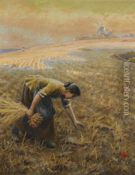 Gleaning Oil Painting - A. Foord Hughes