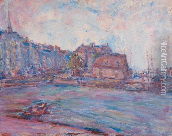 Le Bassin E Honfleur Oil Painting - Paul Kron