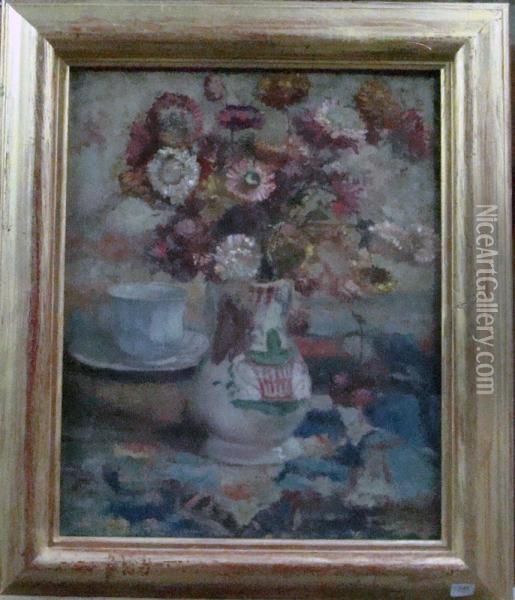 Bouquet De Fleurs Oil Painting - Armand Laureys