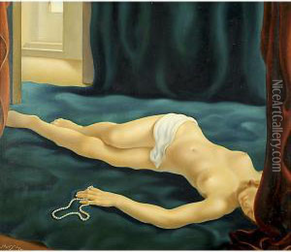 Le Perle Oil Painting - Romeo Marsi