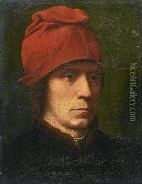 Portrait Of A Man Oil Painting - Hans Memling